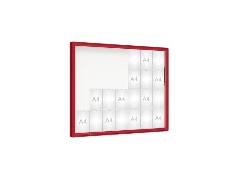 Vitrine pour exterieur 2000 simple battant