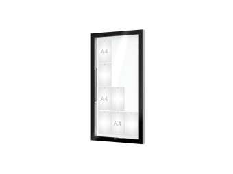 Vitrine exterieur Edge 80 mm