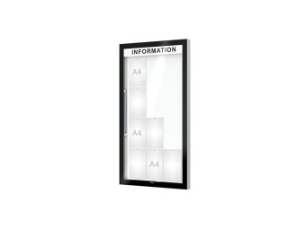 Vitrine exterieur Edge 80 mm
