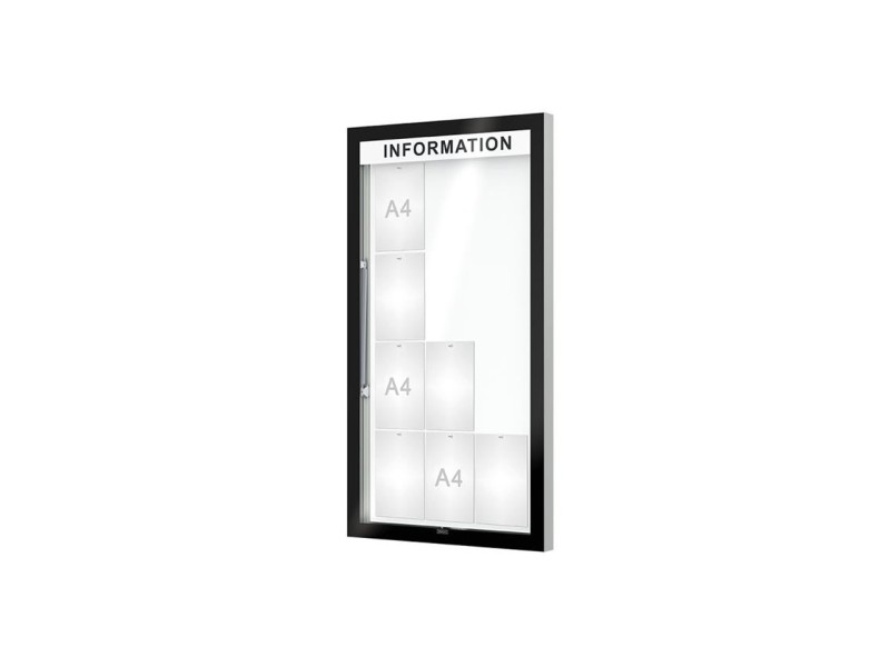 Vitrine exterieur Edge 80 mm Vitrine exterieur Edge 80 mm