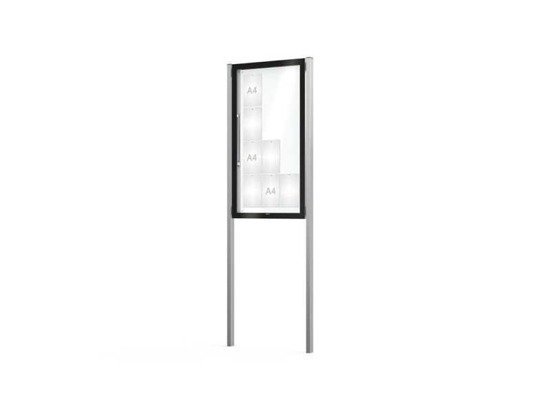 Vitrine exterieur Edge 80 mm