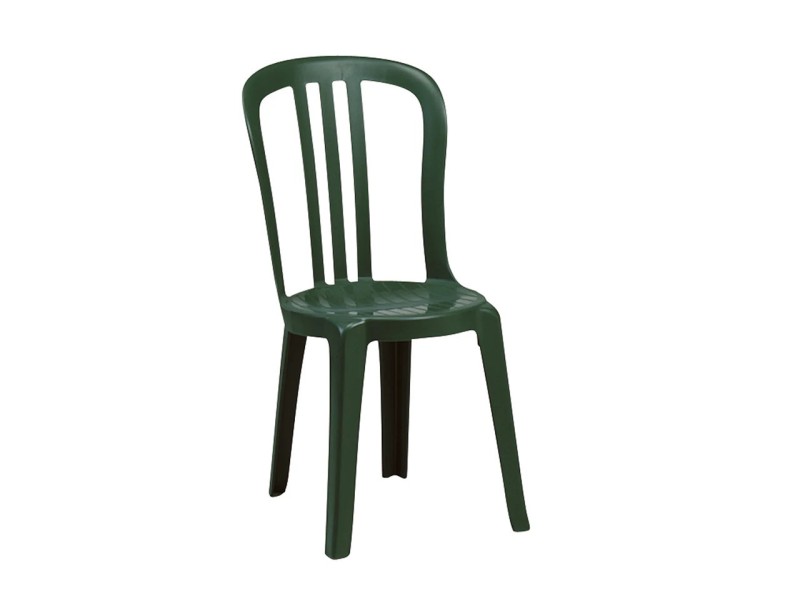 Chaise bistrot Miami empilable en résine Chaise bistrot Miami empilable en résine