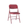 Chaise pliante en acier Gênes