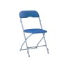 Chaise pliante Prato en acier et polypropylène