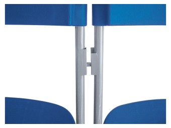 Chaise pliante Prato en acier et polypropylène