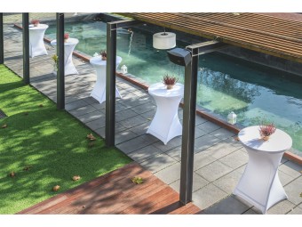 Housse pour mange-debout polyéthylène Ø80-85 cm