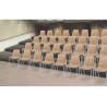 Chaise coque Naples / Hélène - pieds Ø 22mm - M2 ou M4