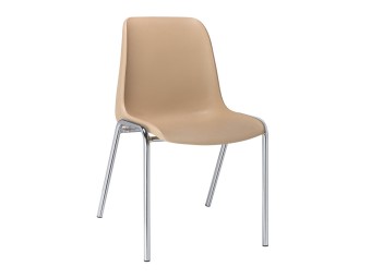 Chaise coque Naples / Hélène - pieds Ø 22mm - M2 ou M4