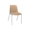 Chaise coque Naples / Hélène - pieds Ø 22mm - M2 ou M4