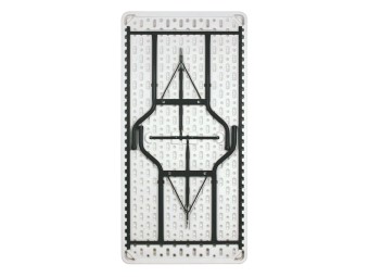 Table polyéthylène rectangulaire pliante Grenade