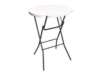 Mange-debout polyéthylène pliant Ø80 cm - hauteur 110 cm