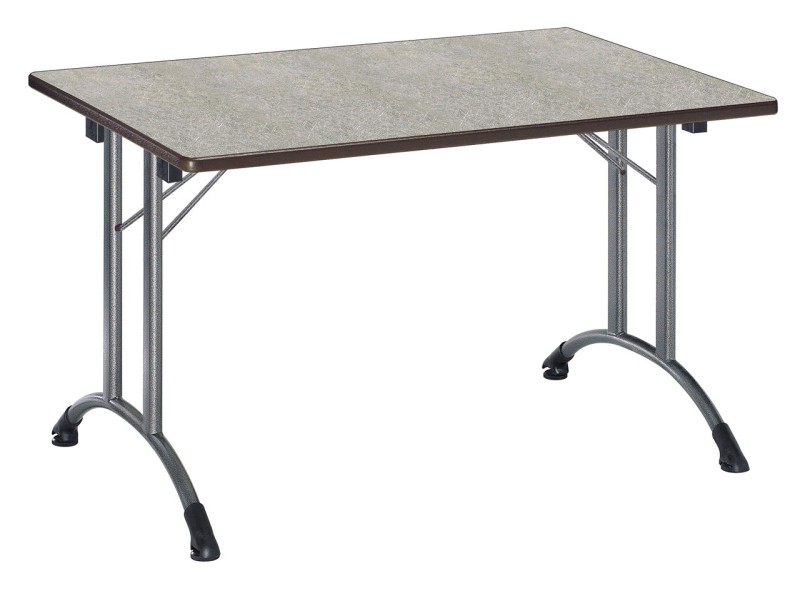 Table rectangulaire pliante Alsace - stratifié ou mélaminé Table rectangulaire pliante Alsace - stratifié ou mélaminé