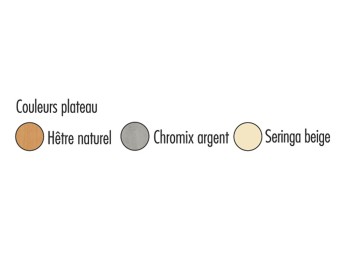 Table rectangulaire pliante Alsace - stratifié ou mélaminé