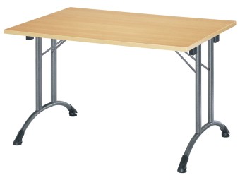 Table rectangulaire pliante Alsace - stratifié ou mélaminé