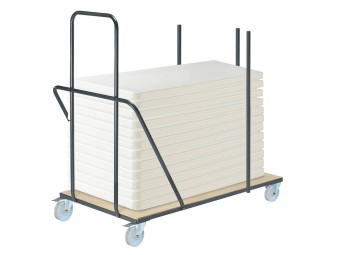Chariot pour tables pliante et empilable n°4