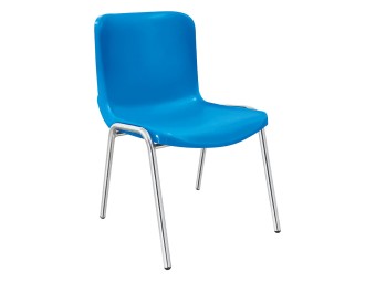 Chaise coque plastique Milan - classement au feu M2
