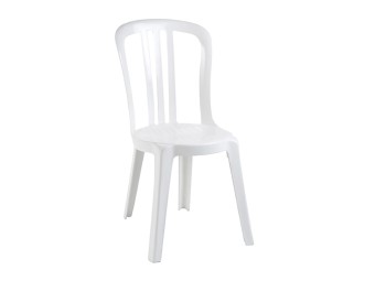 Chaise bistrot Miami empilable en résine