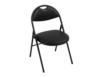 Chaise pliante Florence - structure acier avec assise tissu enduit