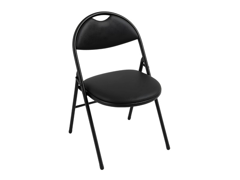 Chaise pliante Florence - structure acier avec assise tissu enduit Chaise pliante Florence - structure acier avec assise tissu enduit