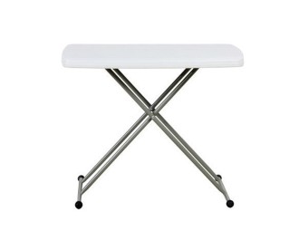 Table polyéthylène rectangulaire réglable en hauteur ECO PLUS