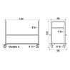 Chariot pour chaises pliantes