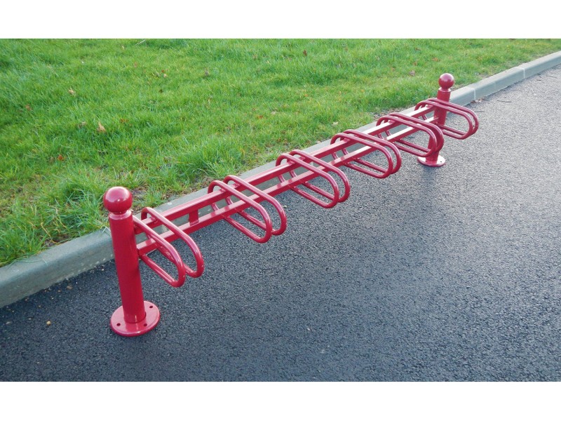 Support vélo Chartrons 6 places tête boule Support vélo Chartrons 6 places tête boule