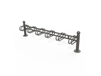 Support vélo Chartrons 6 places tête boule