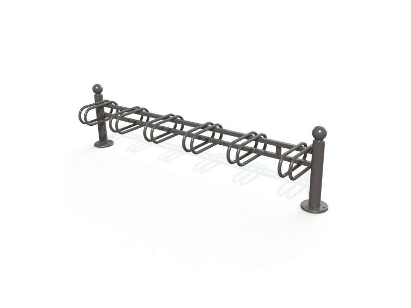 Support vélo Chartrons 6 places tête boule Support vélo Chartrons 6 places tête boule
