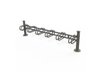 Support vélo Chartrons 6 places tête élégance