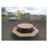 Table pique nique octogonale Horizon stratifié compact