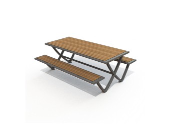 Table pique nique Horizon stratifié compact