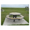 Table pique nique octogonale Horizon stratifié compact
