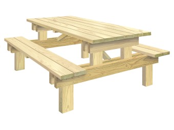 Table pique-nique Hanovre 200 cm
