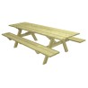 Table pique-nique Munich rallongée 230 cm - PMR