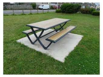 Table pique nique Horizon stratifié compact