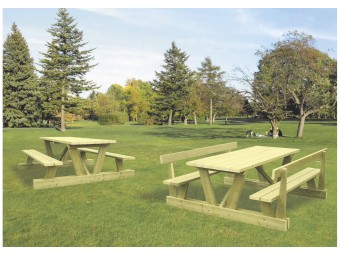 Table pique-nique Dortmund 200 cm