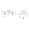 Table pique-nique Hanovre rallongée 230 cm - PMR