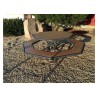 Table pique nique octogonale Horizon stratifié compact