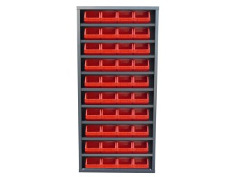 Armoire d'atelier pour bacs à bec avec ou sans porte