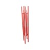 Barrière carrée extensible acier 1,3m - rouge/blanc - BAR002RB
