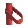 Barrière chantier en acier rouge et blanc - vendu par 5