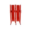 Barrière extensible acier 4m - rouge/blanc - BAR4000
