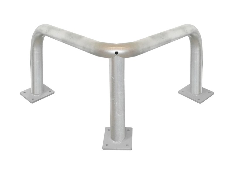 Protection d'angle 3 pieds en acier galvanisé - Ø 76mm - BARA Protection d'angle 3 pieds en acier galvanisé - Ø 76mm - BARA