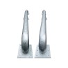Guides roues pour quai de chargement - lot de 2