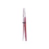Barrière de regard carré en aluminium 1m - rouge/blanc - BARELEC