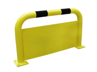 Arceau de protection industriel avec plaque anti encastrement