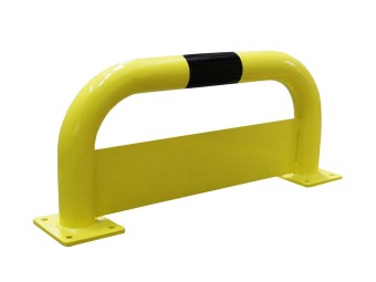 Arceau de protection industriel avec plaque anti encastrement