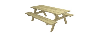 Table de pique-nique professionnelle pour espaces extérieurs