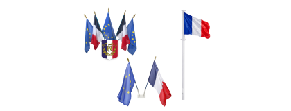 image de la catégorie - Mâts et supports de drapeau