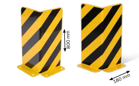 Dimensions sabot en L